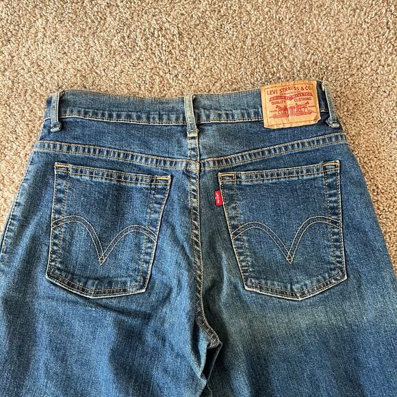Levi’s 550 Relaxed Fit Bootcut Jeans Men’s 36x32 Dark Wash Denim Made in Egypt - Picture 8 of 8